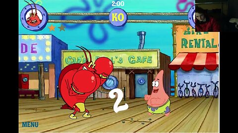 Larry The Lobster VS Patrick In A Nickelodeon SpongeBob SquarePants Reef Rumble Battle