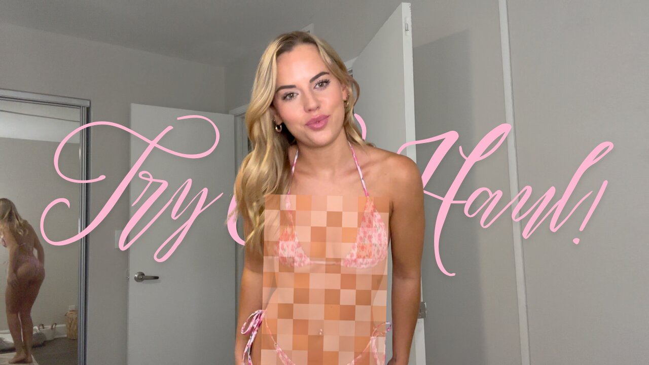 Pink Bikini Try On Haul!