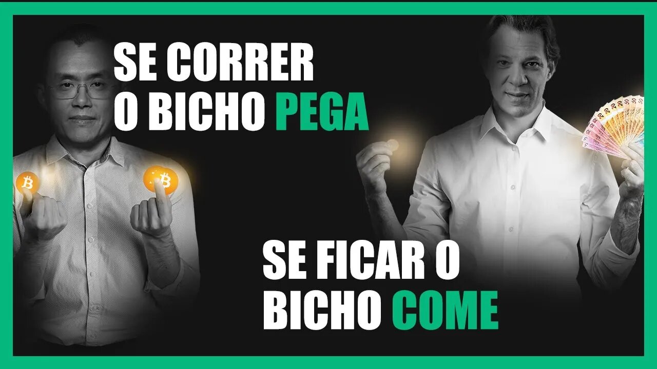 PÂNICO DERRUBA BITCOIN! MAS FICAR NO REAL TAMBÉM ESTÁ PERIGOSO