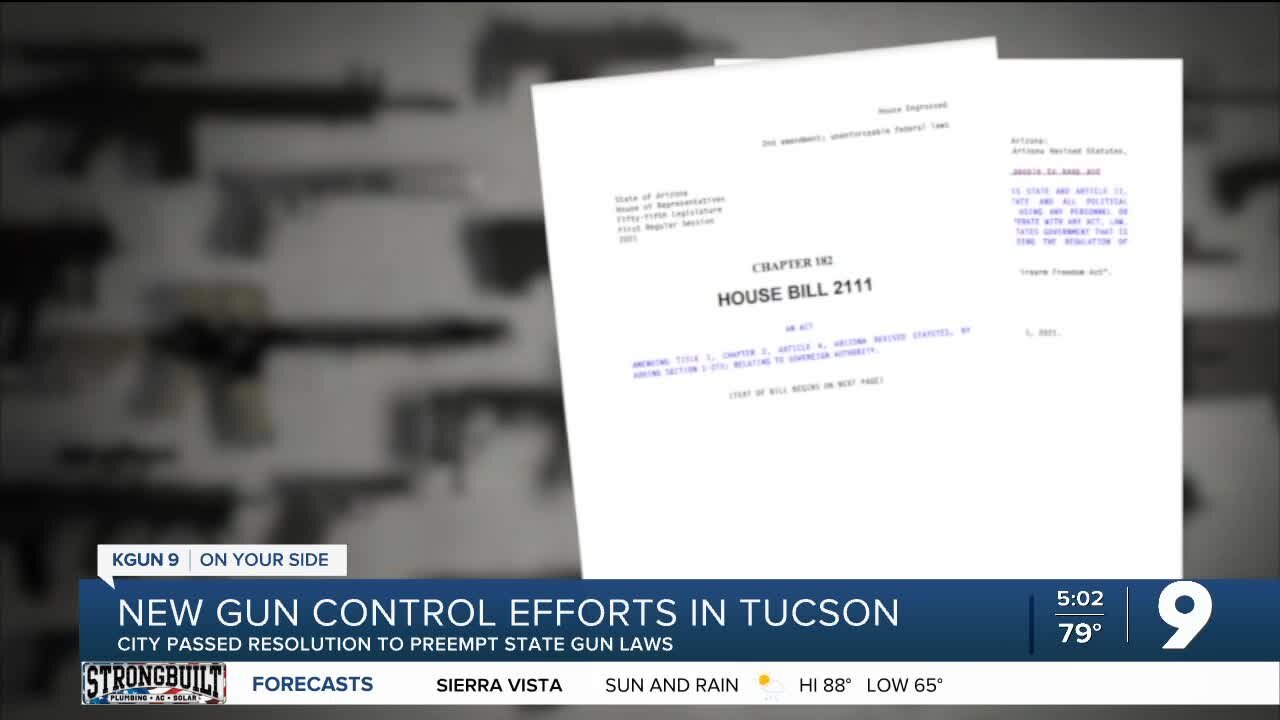 Tucson City Council prepared for a legal battle over gun laws