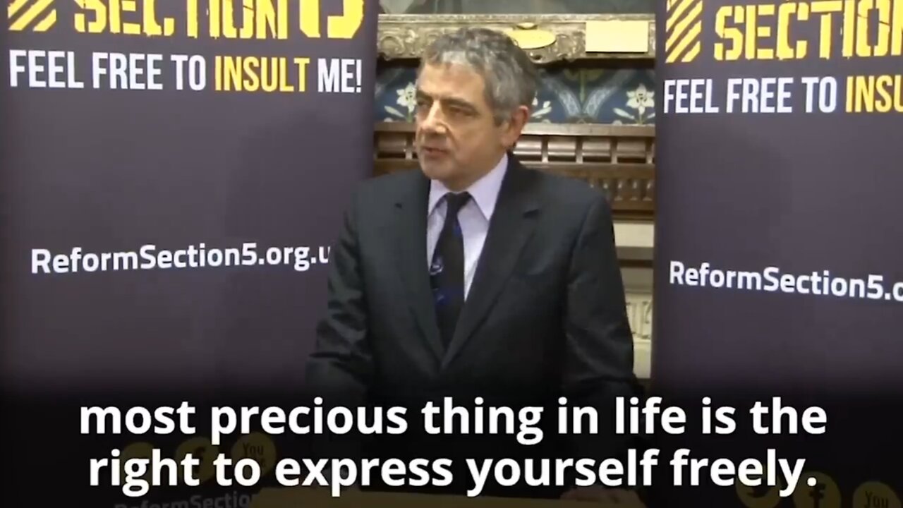 Mr. Bean's Amazing Speech on Free Speech - Wonderful Wordings