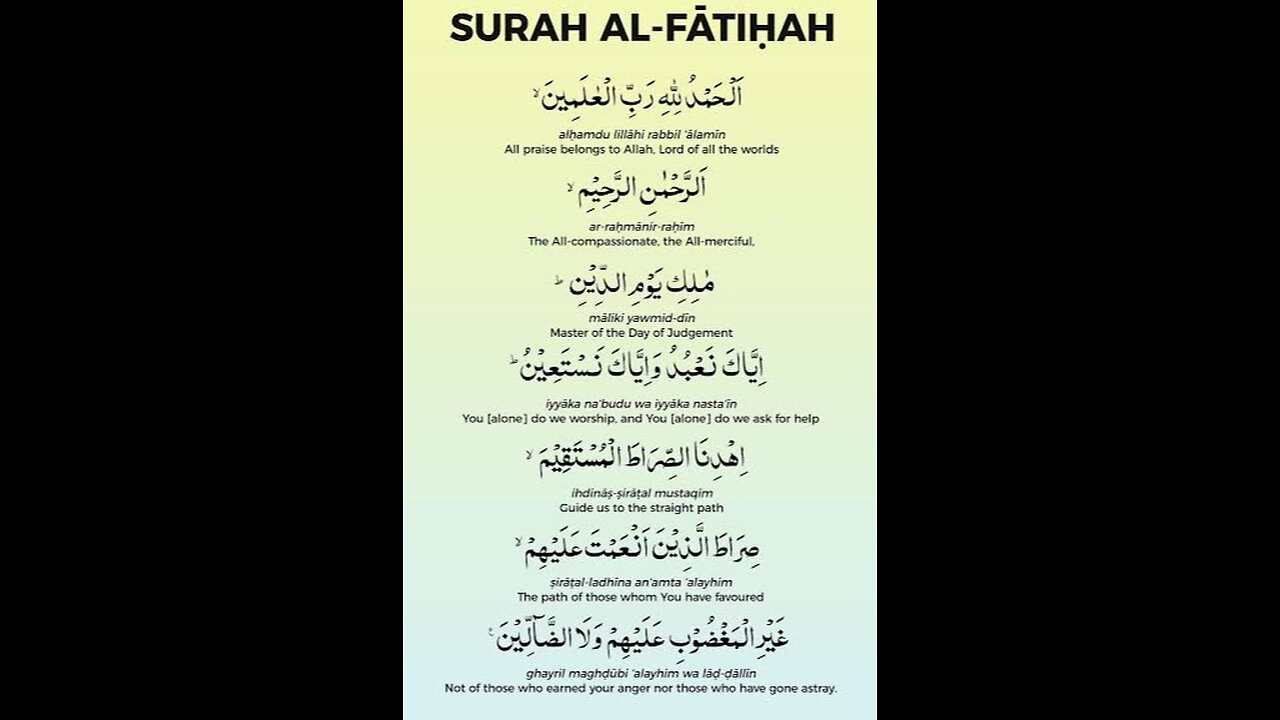 Surah Fatiha