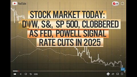 Stock market today: Dow, S&P 500, Nasdaq clobbered as Fed, Powell signal fewer rate cuts in 2025