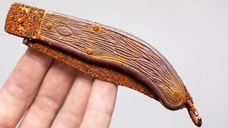 Restoring Old Rusty Pocket Knife. Knife Restoration