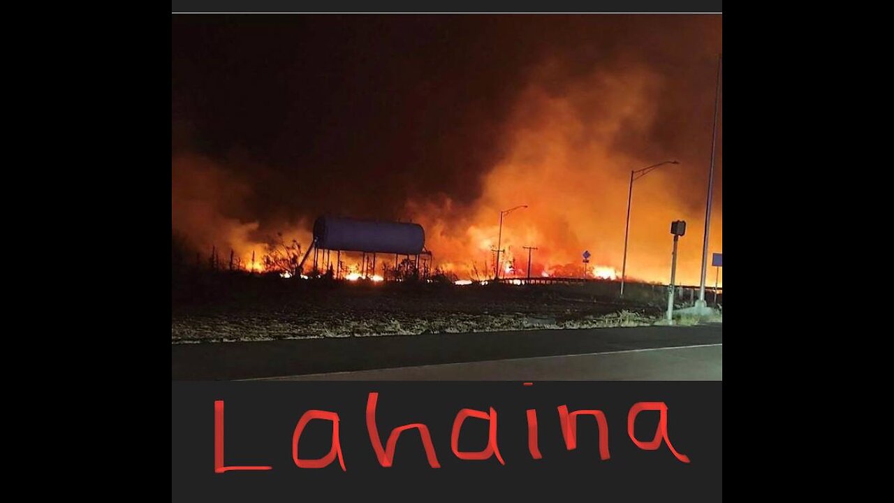 Wow !! Google Map Of Lahaina Fire !!!