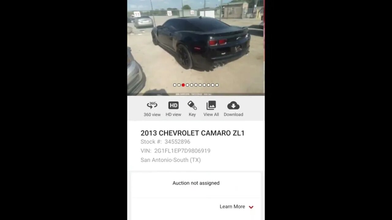 Cheap ZL1 Camaro At IAA