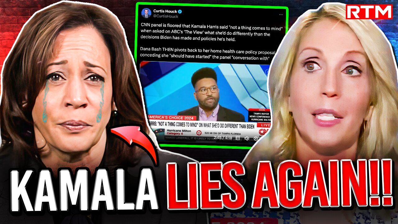 CNN DESTROYS Kamala Harris for FLIP FLOPPING on Joe Biden Question