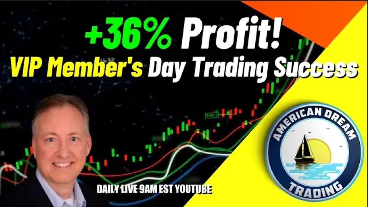 VIP Member's Extraordinary Day Trading Achievements - +36% Profit In The Stock Market