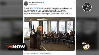 DHS Secretary Kirstjen Nielsen visits San Ysidro Port of Entry