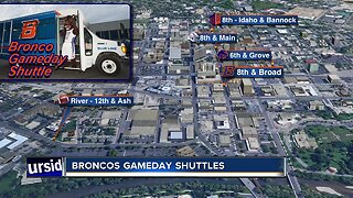 Ride the Bronco Gameday Shuttle to the Boise State game Friday