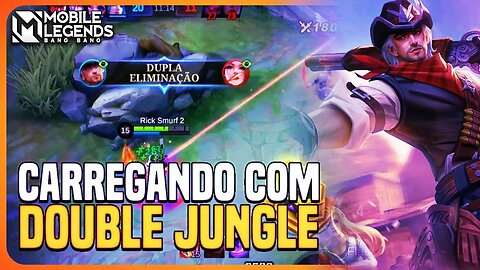 DA PRA CARREGAR COM DOUBLE JUNGLE | CLINT | ÉPICO AO MÍTICO SOLO SEM EMBLEMA #4 | MLBB