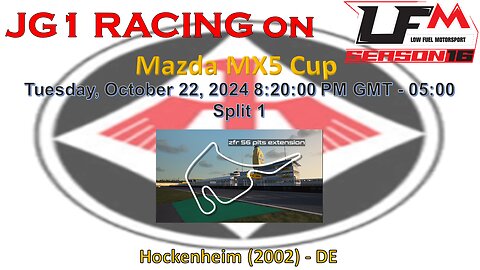 JG1 RACING on LFM - Mazda MX5 Cup - Hockenheim (2002) - DE - Split 2