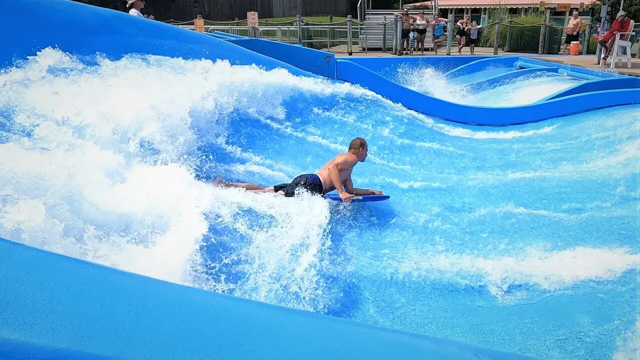 flowrider - Scott - 12 at Soak City, Kings Island