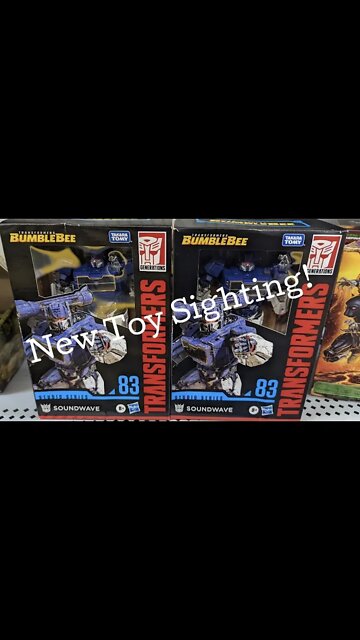 Transformers Soundwave Studio series #83 *Rodimusbill New Toy Sighting* Short