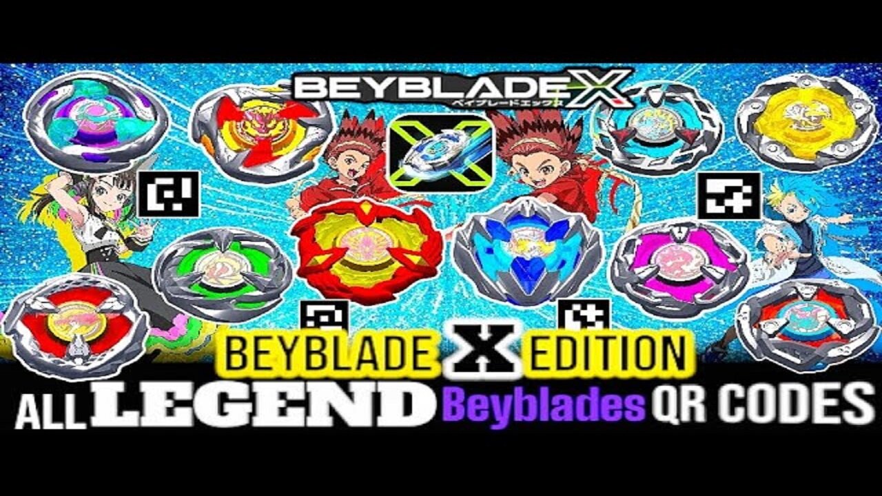 LEGEND BEYBLADE X Beys QR CODES BEYBLADE X APP | PART -1 | Latest NEW Beyblade QR Codes