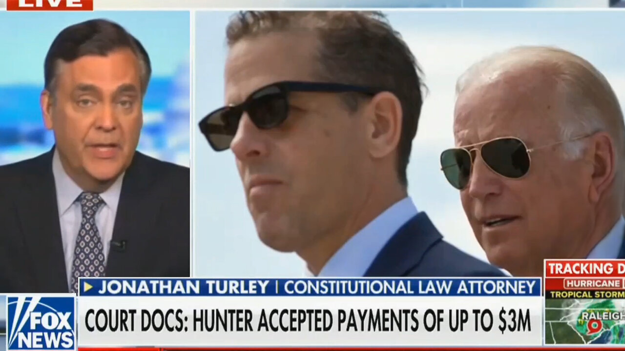 'Blows Away All Of The Spin!' Jonathan Turley Slams Weiss, Breaks Down New Hunter Biden Revelations