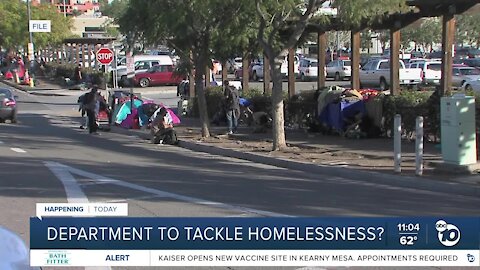 San Diego County to consider forming department to tackle homelessness