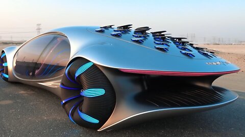 Futuristic Mercedes Drives Sideways _ AVTR