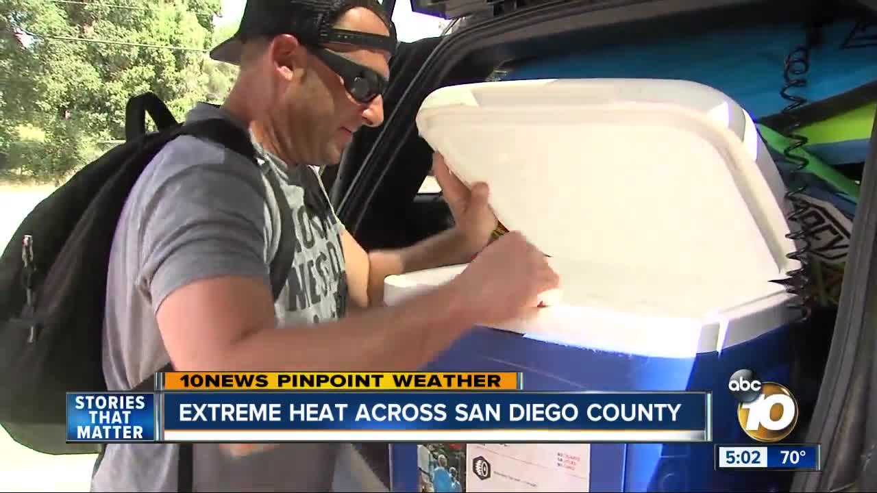 Heat soars in San Diego County