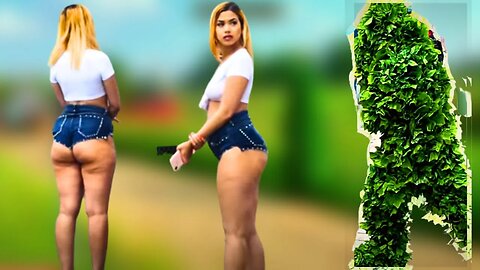 Top Funniest. Reactions of Bushman. Prank!! in Spain: Compilation.