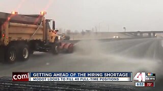 MoDOT looking to hire 40 maintenance workers ahead of winter season