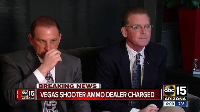 Vegas shooter's ammo dealer charged