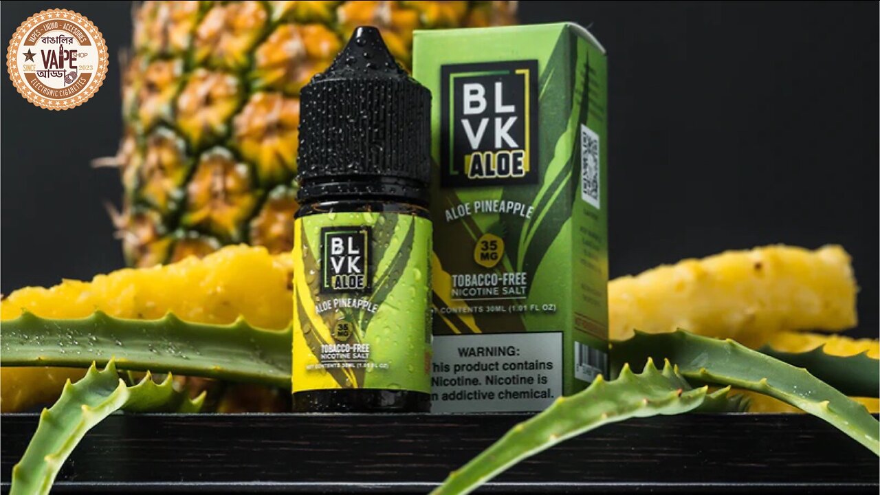 BLVK ALOE PINEAPPLE REVIEW