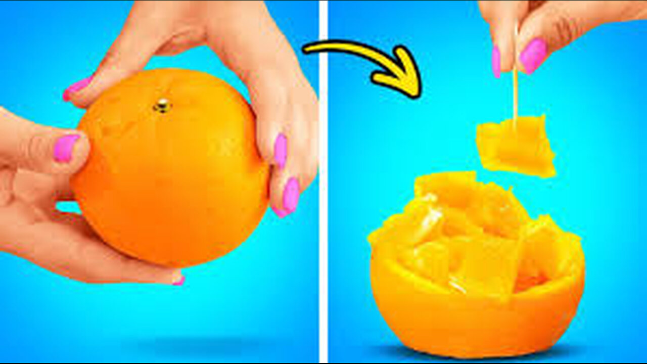 Cool Ideas For Serving Food And Simple Tricks To Peel & Cut Fruits And Vegetables