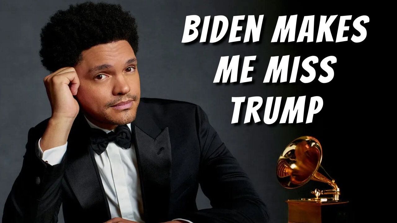 Trevor Noah BASHES Biden And PRAISES Trump