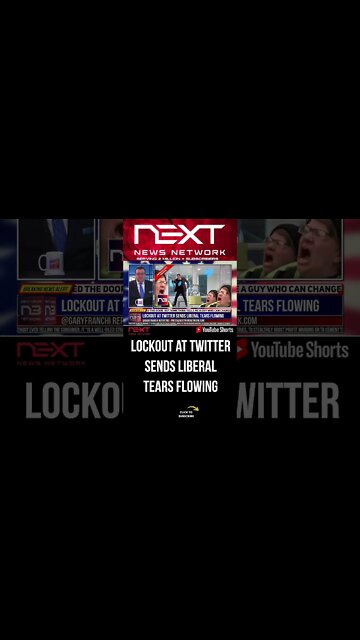 LOCKOUT At Twitter Sends Liberal Tears Flowing #shorts