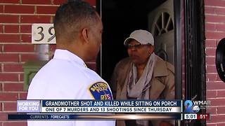 Grandmother one of seven killed in Baltimore since Thursday