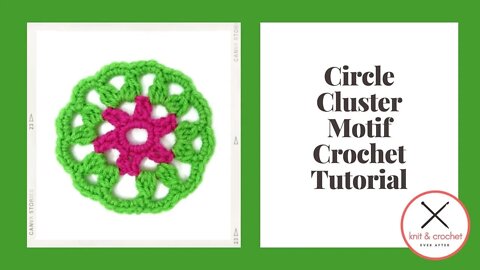 Left Hand Motif of the Month September 2015: Circle Cluster Crochet Tutorial