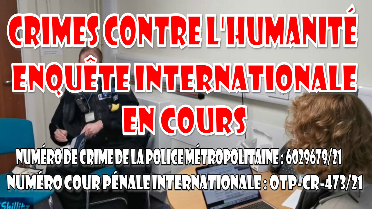 CRIMES CONTRE L'HUMANITÉ L’ENQUÊTE INTERNATIONALE EST EN COURS