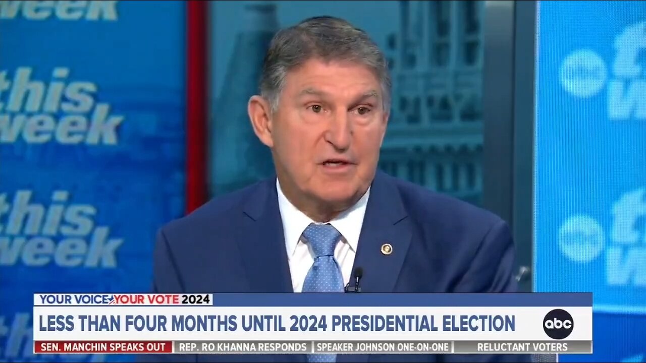 Sen Joe Manchin Calls For Biden To Step Down