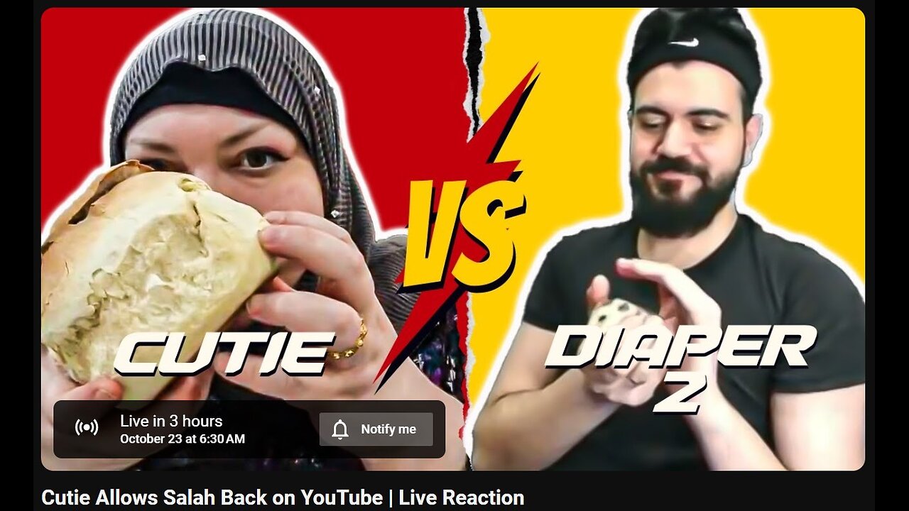 10-23-2024 The YouTube Underground "Cutie Allows Salah Back on YouTube" w/ live chat (starts at )