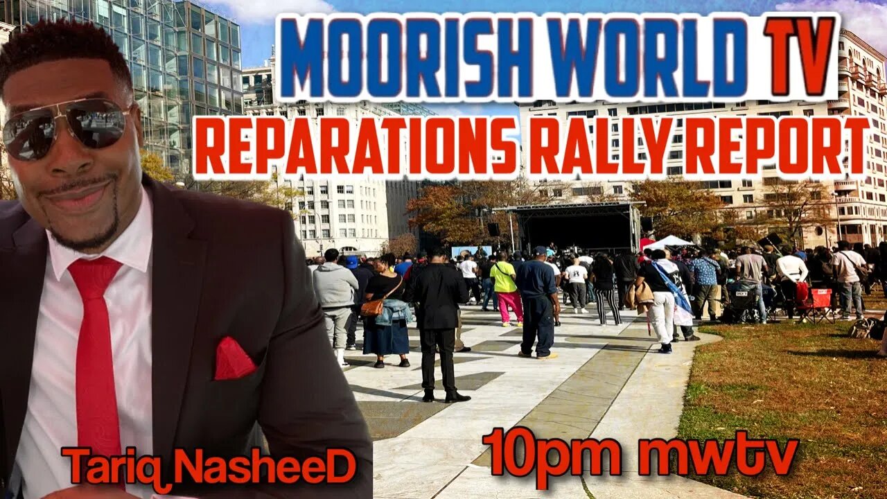 Taharka Bey pulls up to the Reparations Rally 2 bring MWTv citizens the real story on Tariq Nasheed