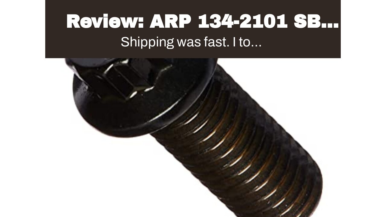 Review: ARP 134-2101 SB Chevy 12pt Intake Manifold Bolt Kit