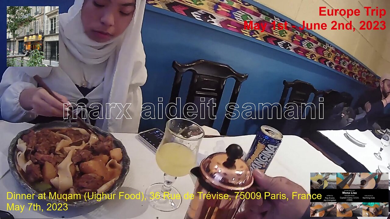 May 7, 2023, 32f Dinner at Muqam; a Uighur Restaurant