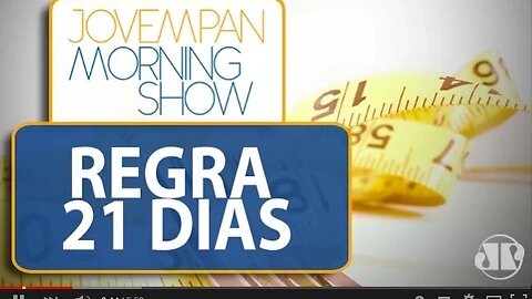 Dr. Filippo Pedrinola discute a regra dos 21 dias | Morning Show