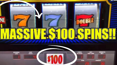 $100 SPINS! 💎 High Limit Reel Slots! 💎 Triple Double Diamond Jackpot!!!
