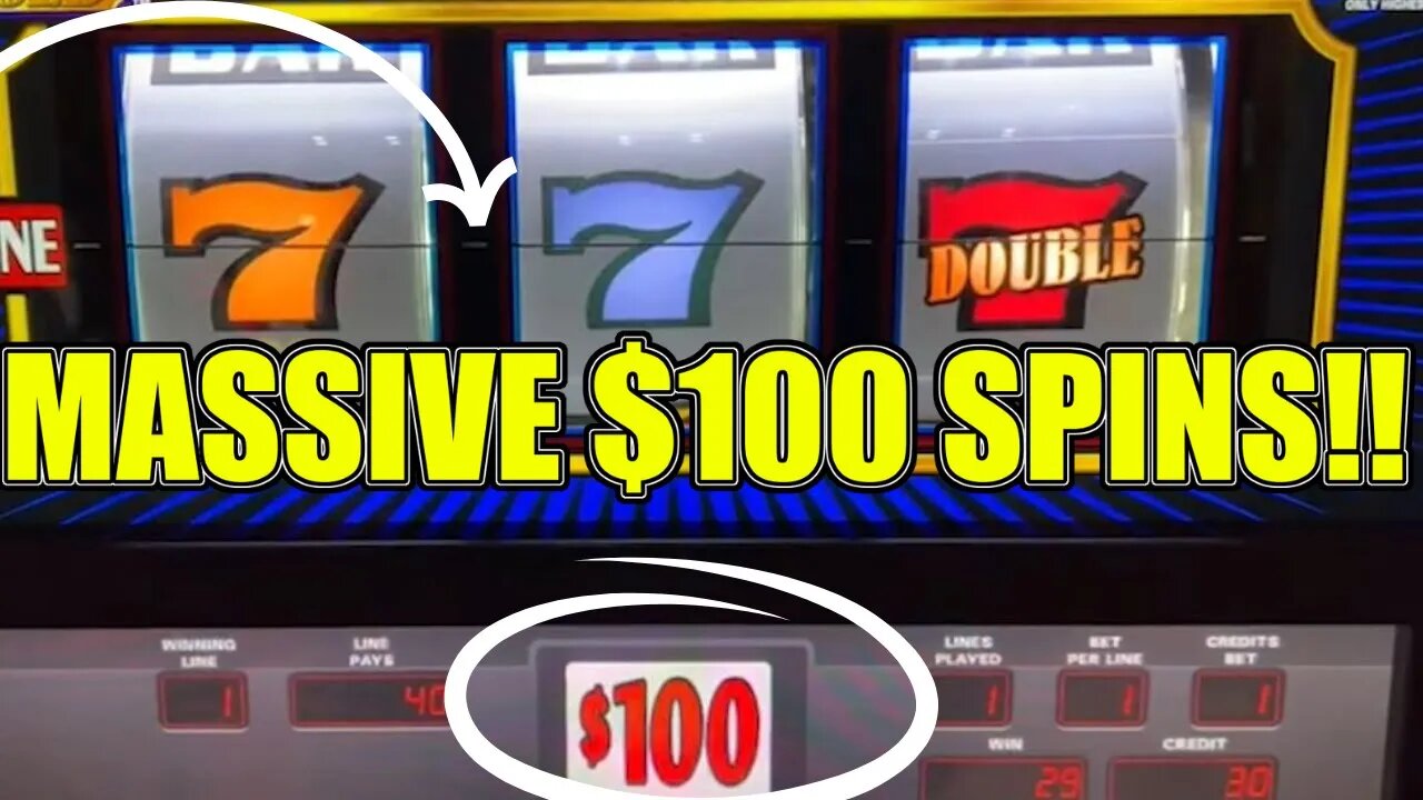 $100 SPINS! 💎 High Limit Reel Slots! 💎 Triple Double Diamond Jackpot!!!