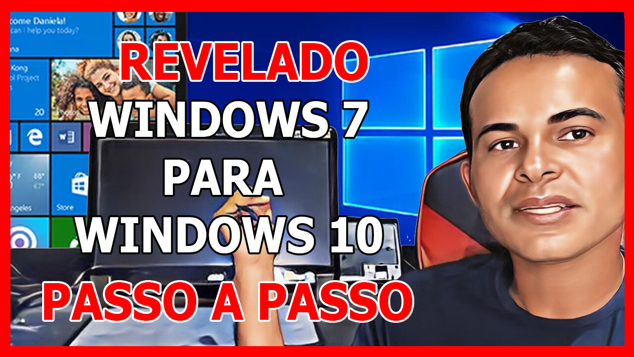 RESOLVIDO Como atualizei do windows 7 para windows 10 FACIL e EXPLICADO