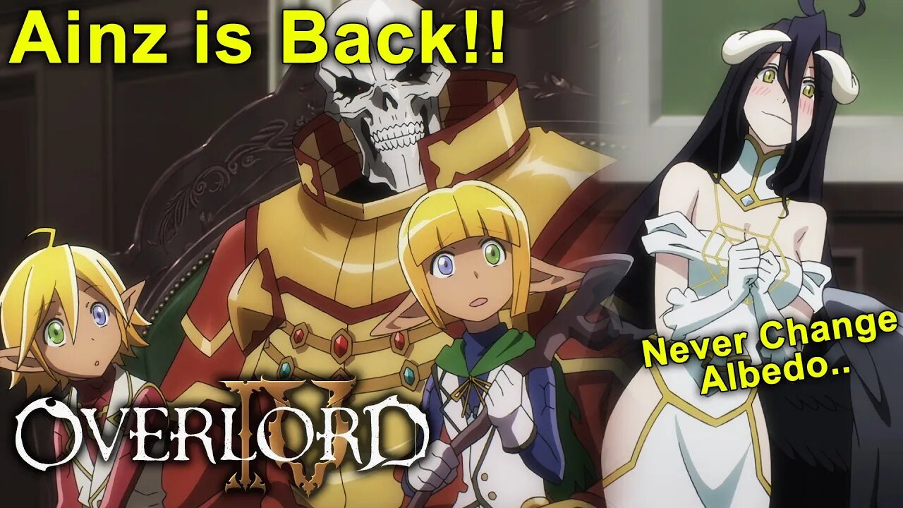 Ainz is Back! Albedo never changes.. - Overlord IV Episode 1 Impressions!