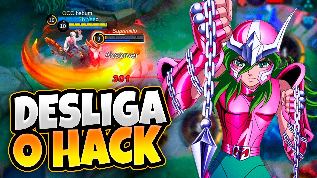 O INIMIGO TILTA COM ESSE HERÓI! SÓ PUXÃO ROUBADO | MOBILE LEGENDS