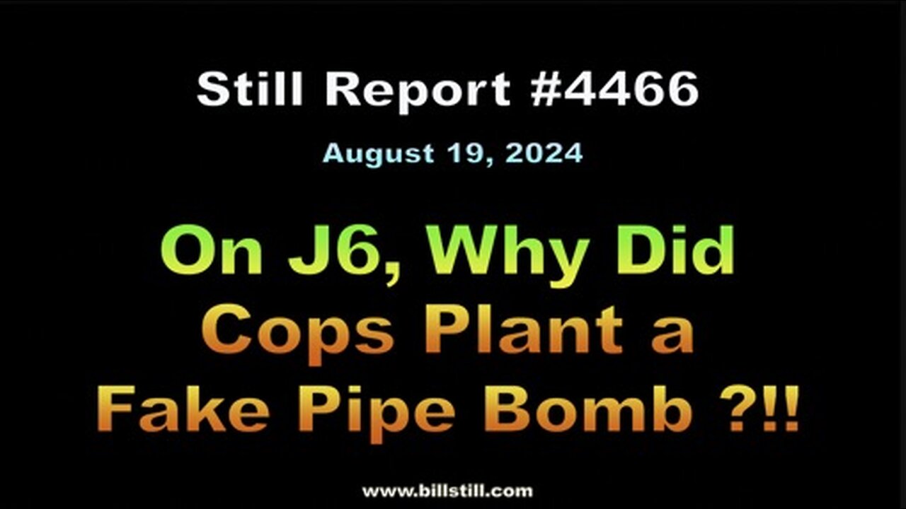 On J6, Why Did Cops Plant a Fake Pipe Bomb ?!!, 4466