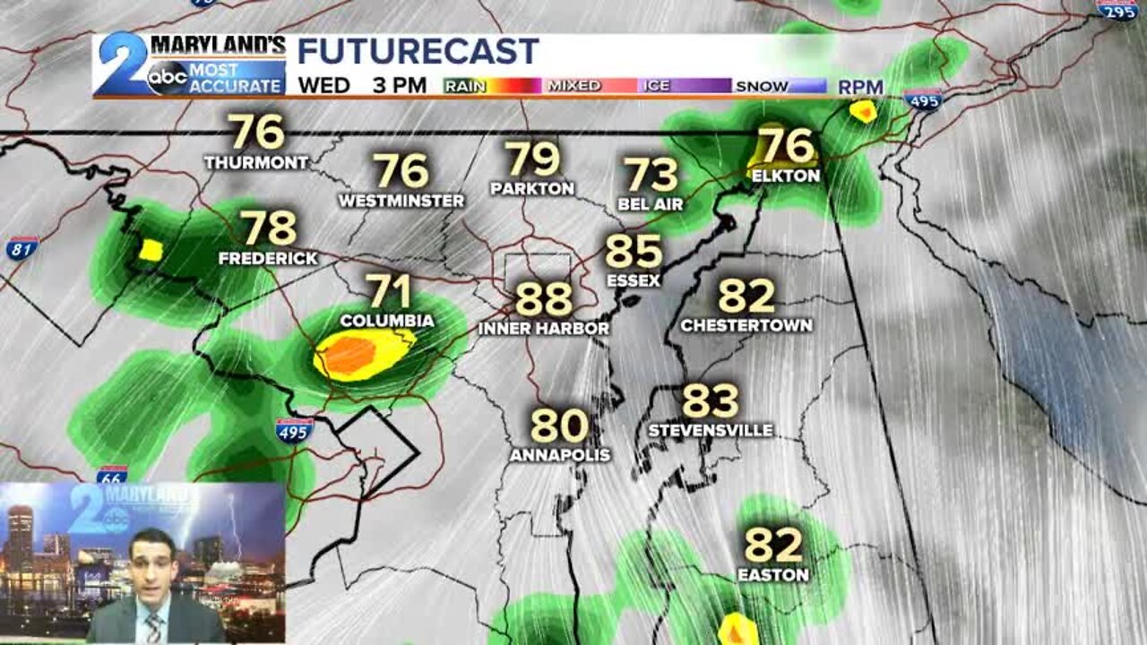 Storm Chances Increase Wednesday