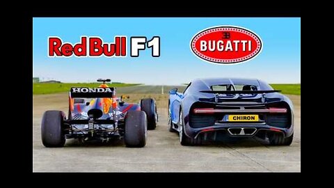 Bugatti Chiron v F1 Car: DRAG RACE