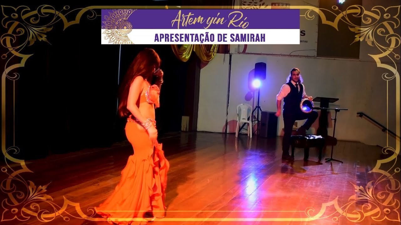 Samirah Faridah no Evento 'Artem Rio' com Artem Uzunov