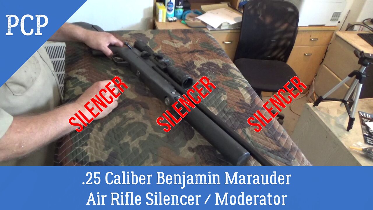 Air Rifle Silencer Break Down 25 Caliber Benjamin Marauder