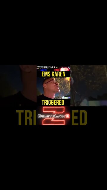 EMS KAREN GETS SO TRIGGERED BY CAMERA #audit #deletelawz #police